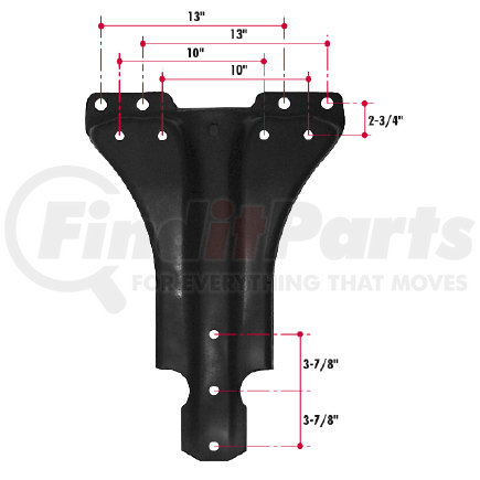 E830-59 by TRIANGLE SUSPENSION - Kenworth Center Hanger