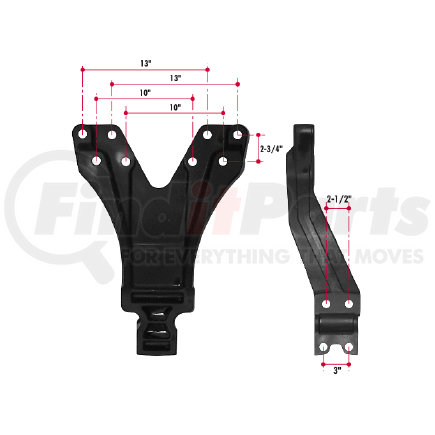 E841-59 by TRIANGLE SUSPENSION - Kenworth Center Hanger