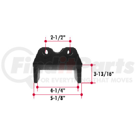 E753-75 by TRIANGLE SUSPENSION - Peterbilt Wear Pad