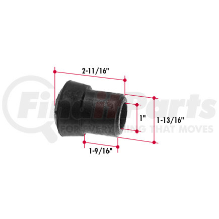 R131 by TRIANGLE SUSPENSION - Reyco Torque Rod Bsh.