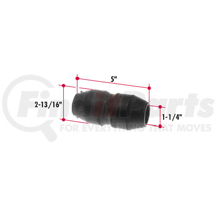 N109 by TRIANGLE SUSPENSION - Neway Rubber Beam Bsh. (pivot end)