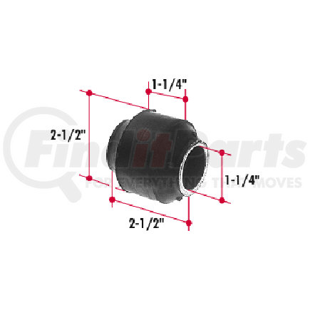 N212 by TRIANGLE SUSPENSION - Neway Rubber Torque Rod Bsh.