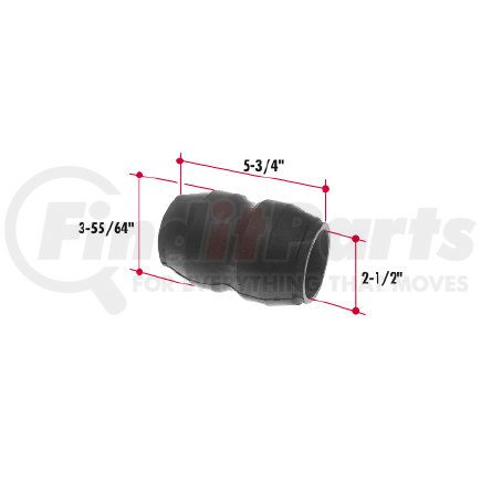 N112 by TRIANGLE SUSPENSION - Neway Rubber Beam Bsh. (axle end)