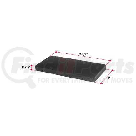 N242 by TRIANGLE SUSPENSION - Neway Rubber Wrapper Pad