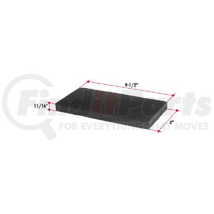 Triangle Suspension N242 Neway Rubber Wrapper Pad
