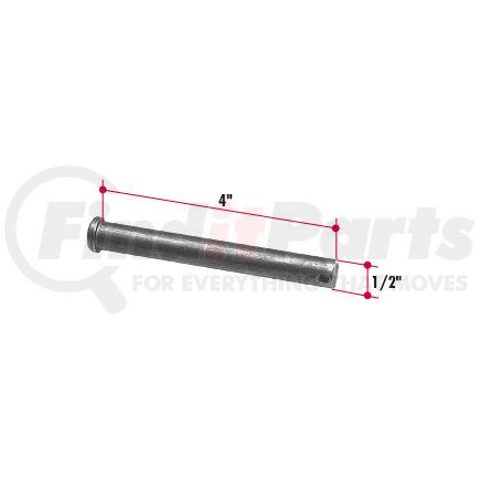 B1235-43 by TRIANGLE SUSPENSION - Ford Clevis Pin 1/2 X 4