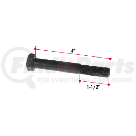 Triangle Suspension B1340-55 Suspension Spring Saddle 5/8-18 X 4 Gr.8 Hx/Hd C/S