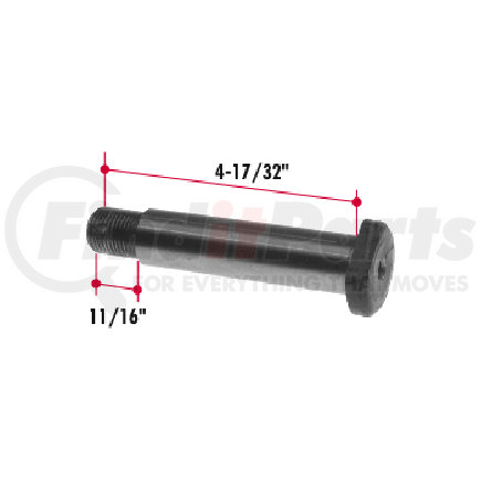 B1040-43 by TRIANGLE SUSPENSION - Ford Shackle Bolts