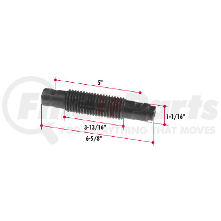 B1339-62 by TRIANGLE SUSPENSION - Mack Thd. Pin(Rpl.44Qk26)