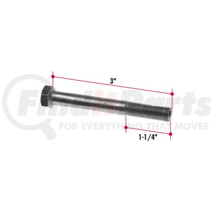 B1052-97 by TRIANGLE SUSPENSION - 7/16-20X3 Gr.8 Hx/Hd C/S