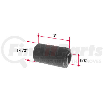 RB134 by TRIANGLE SUSPENSION - Rubber Encased Bushing