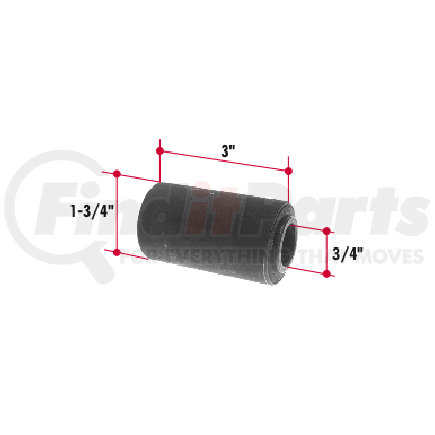 RB135 by TRIANGLE SUSPENSION - Rubber Encased Bushing
