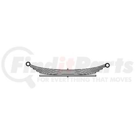 34-263 by TRIANGLE SUSPENSION - For Dodge - Truck, R Spr, Lvs:3/1 ; OEM# 4228716; SE Length: 24; LE Length: 32; SE End: RB57-b; LE End: RB57-r; Grading 3/360, 1/662