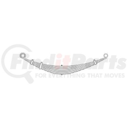 55-862 by TRIANGLE SUSPENSION - International - Navistar, F Spr, Lvs:13 ; OEM# 433821C91; SE Length: 25-1/2; LE Length: 28-1/2; SE End: TB26; LE End: TB26; Grading 13/401