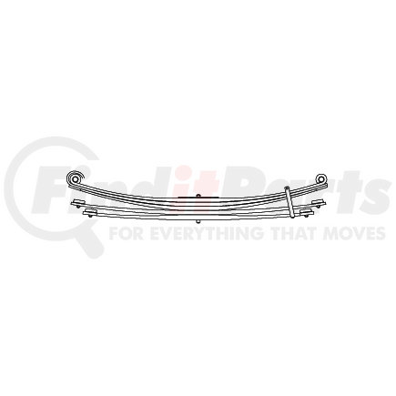 75-232 by TRIANGLE SUSPENSION - Peterbilt OEM# HP48110-2860; SE Length: 32.00; LE Length: 32.00; BE End: RNK; Grading PD/447, 3/1.000, 1/1.085, 1/1.205