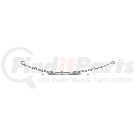 90-201 by TRIANGLE SUSPENSION - Toyota Truck, R Spr, ; OEM# 4821004180; SE Length: 610; LE Length: 791; SE End: RB192; LE End: RB192; Grading