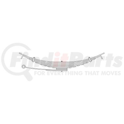 55-041 by TRIANGLE SUSPENSION - International - Navistar, R Spr, Lvs:9/3/2 ; OEM# 482803C91; SE Length: 30-1/4; LE Length: 30-1/4; SE End: HK-2; LE End: HK-2; Grading 5/499, 4/447, 3/360, 2/447