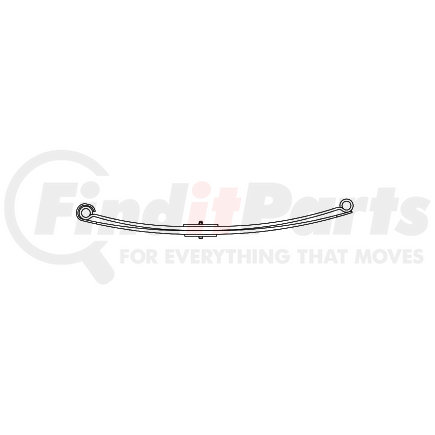 43-862 by TRIANGLE SUSPENSION - Ford, F Spr, Lvs: PD/2 FT/PD; OEM# 4C4Z-5310-EA; SE Length: 23-3/4; LE Length: 30-1/4; SE End: RB270; LE End: RB270; Grading PD/0.360, 2/0.788, PD/0.401