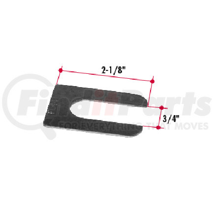 FL44 by TRIANGLE SUSPENSION - Freightliner Align Shim - 1/16"