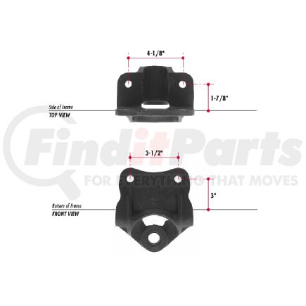 Triangle Suspension E104-55 Suspension Spring Saddle SPRING HANGER