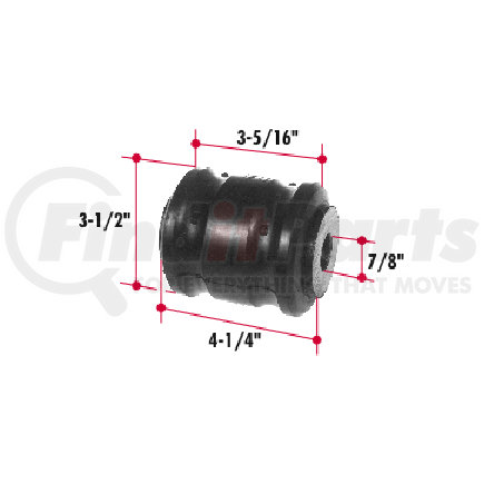 N306 by TRIANGLE SUSPENSION - Neway Rubber Beam Bsh.