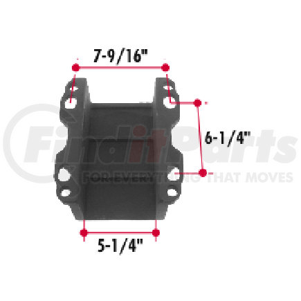 H117 by TRIANGLE SUSPENSION - Hutchens Spring Cap; Use with H118 Rubber Pad; For: H900 Single Point Suspensions