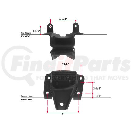 E394-22 by TRIANGLE SUSPENSION - GM Spring Hanger