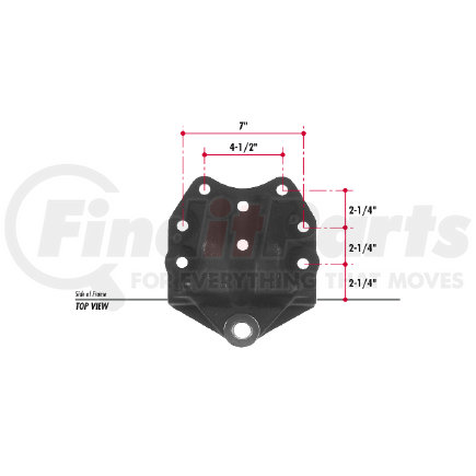 E487-43 by TRIANGLE SUSPENSION - Ford Spring Hanger