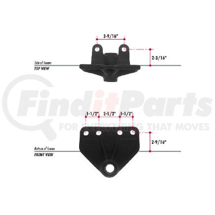 E603-55 by TRIANGLE SUSPENSION - Navistar Spring Hanger