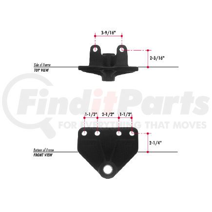 E608-55 by TRIANGLE SUSPENSION - Navistar Spring Hanger