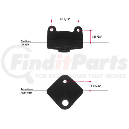 E657-55 by TRIANGLE SUSPENSION - Navistar Spring Hanger