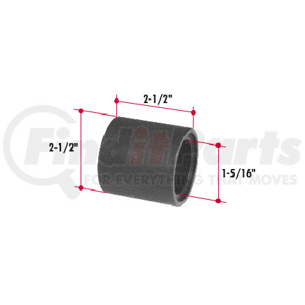 H243 by TRIANGLE SUSPENSION - Hutchens Torque Rod Bushing Installation Tool; Use with RBT201; Note: Facilitates Installation of Torque Rod Bushings on most Hutchens Suspensions