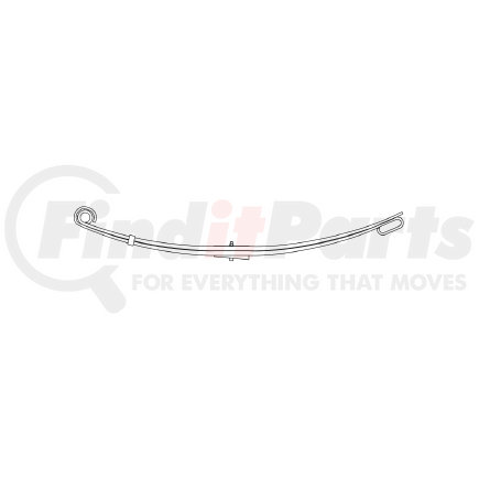 Triangle Suspension 43-542 Ford - Truck, F Spr, Lvs:2/WG FT; OEM# E9HS5310DA; SE Length: 26; LE Length: 30-1/4; SE End: