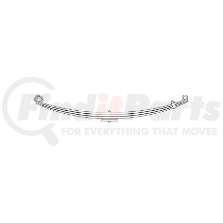 43-620 by TRIANGLE SUSPENSION - Ford - Truck, F Spr, Lvs:3/2PD FT; OEM# F2HZ5310AN; SE Length: 28; LE Length: 30; SE End: NJK; LE End: NJK; Grading 3/788, 2/499