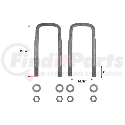 FR221 by TRIANGLE SUSPENSION - U-Bolt