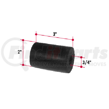HB560-200 by TRIANGLE SUSPENSION - Rubber Bushing