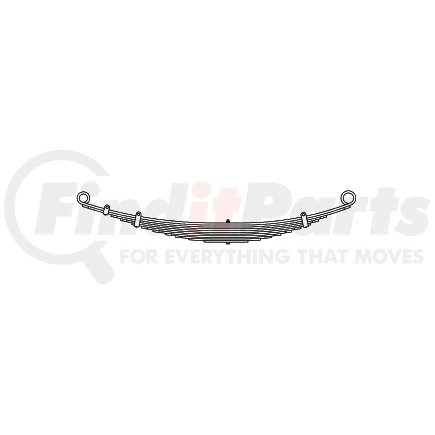 43-1265HD by TRIANGLE SUSPENSION - Ford - Truck, R Spr, Heavy Duty; OEM#None ; SE Length 25.5: ; LE Length 30.25: ; SE End RB245: ; LE End RB244: ; Grading 10/.447, Rating 5400#'s