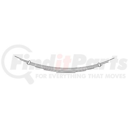 43-903HD by TRIANGLE SUSPENSION - Ford - Truck, R Spr, Heavy Duty; OEM# ; SE Length: ; LE Length: ; SE End: ; LE End: ; Grading