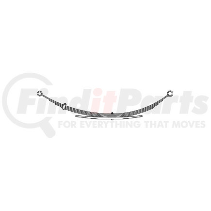 43-1199HD by TRIANGLE SUSPENSION - Ford - Truck, R Spr, Lvs:4/1, Heavy Duty; OEM# ; SE Length: ; LE Length: ; SE End: ; LE End: ; Grading