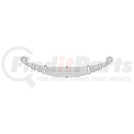 85-116 by TRIANGLE SUSPENSION - Seagrave, F Spr, ; OEM# P1982200; SE Length: 26-1/16; LE Length: 26-1/16; SE End: NJG; LE End: NJG; Grading