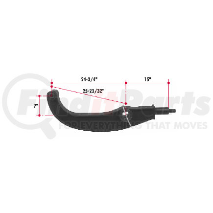 Triangle Suspension N190 Suspension Equalizer Beam Neway Equalizer Beam Assembly