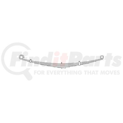 Triangle Suspension 46-1388 Freightliner, F Spr, Lvs:7/WG ; OEM# A1614438000; SE Length: 29; LE Length: 29; SE End: RB135; LE