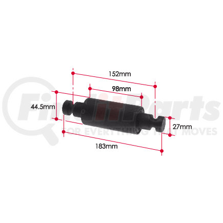 RB249 by TRIANGLE SUSPENSION - Rubber Encased Bushing