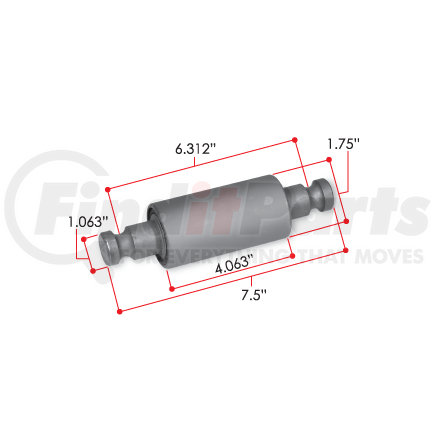 RB295 by TRIANGLE SUSPENSION - Rubber Bushing