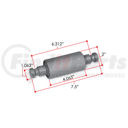 RB308 by TRIANGLE SUSPENSION - Kenworth Bushing B65-1012