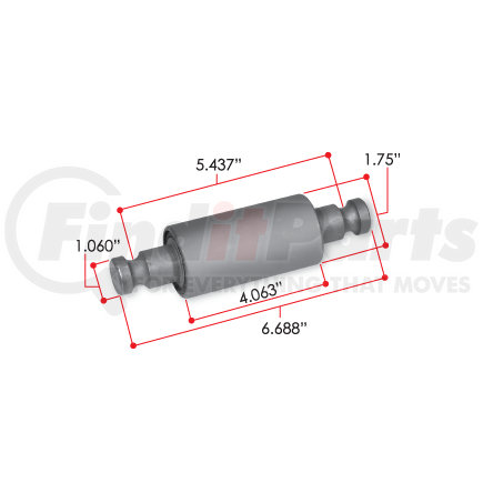 RB328 by TRIANGLE SUSPENSION - Rubber Encased Bushing