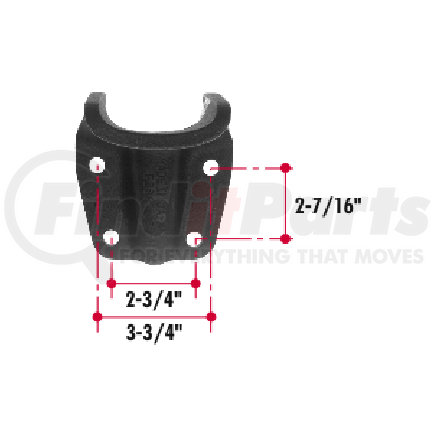 E289-43 by TRIANGLE SUSPENSION - Ford Helper Bracket