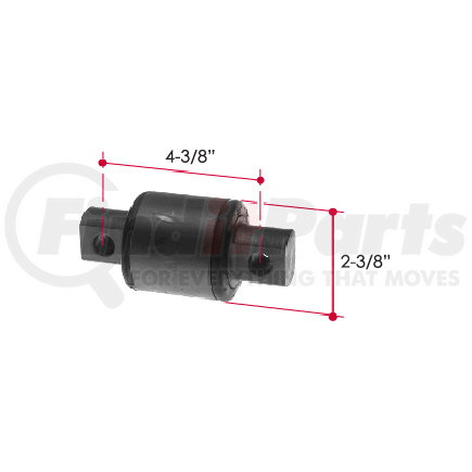 RB291 by TRIANGLE SUSPENSION - Rubber Encased Straddle Bushing