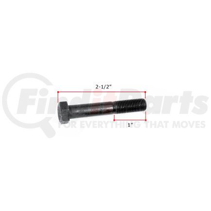 C716212 by TRIANGLE SUSPENSION - Hex Head Cap Screw (7/16-14x2-1/2) Gr.8