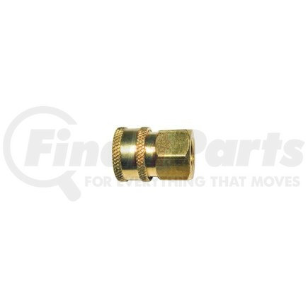 CST6B by PLEWS - Coupler, Brass, Straight-Thru, 3/8" FNPT